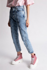 Iro BLUE High-waisted jeans