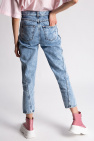 Iro BLUE High-waisted jeans