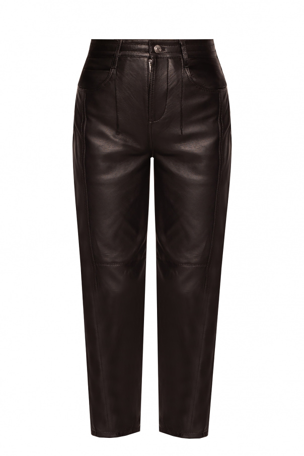 Iro Leather trousers