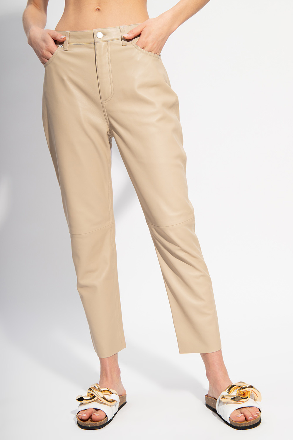 Iro Leather trousers