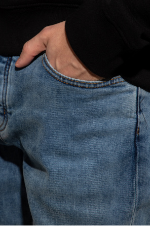 Reclaimed Vintage Inspired Plus Svarta leggings med logga ‘Steeve’ jeans