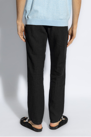 Gestreifte Shorts mit hohem Bund Rosa ‘Pierce’ trousers