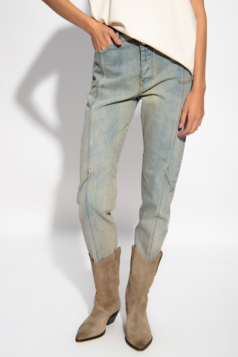 Iro Jeans with stitching details