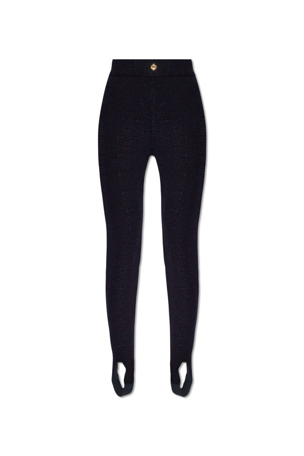 Leggings with textured pattern od Casablanca