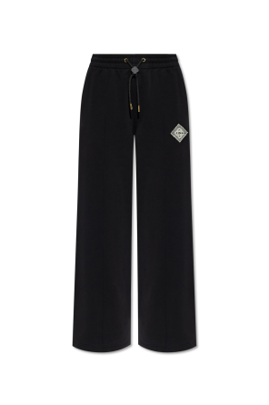 Sweatpants with wide legs