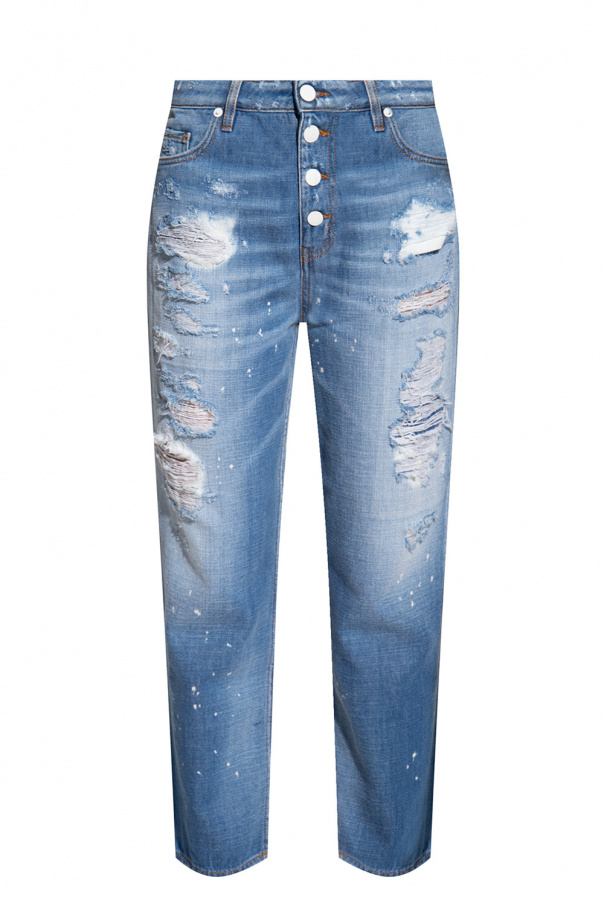 Love Moschino Distressed jeans