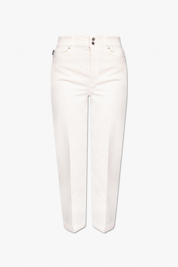 Love Moschino trousers Fechamento with logo