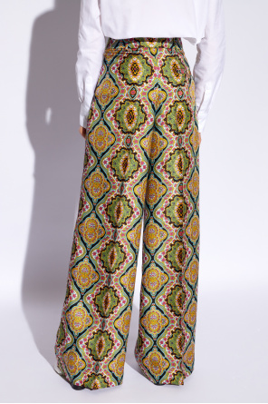 Etro Spodnie z nadrukiem ‘paisley’