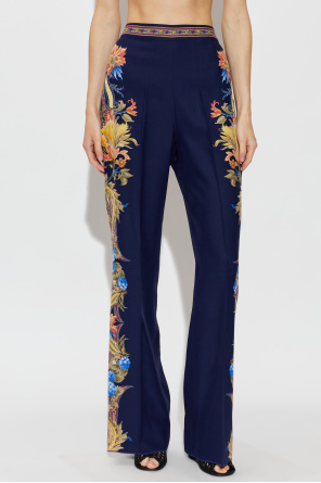 Etro Seidenhose mit Bügelfalte
