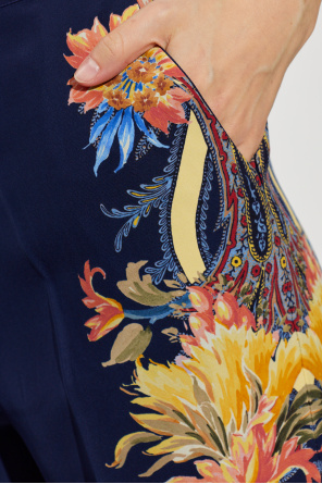 Etro Seidenhose mit Bügelfalte