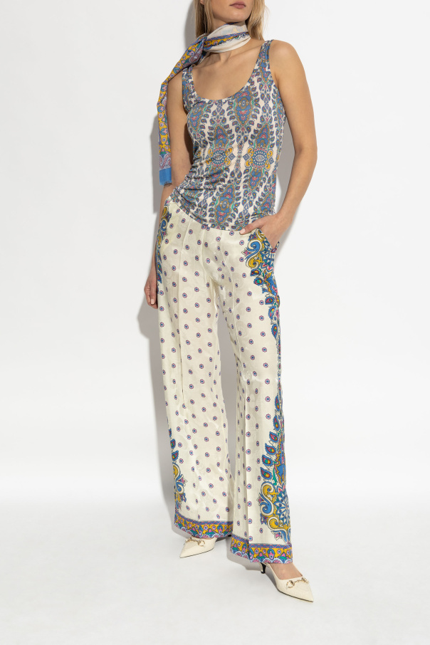 Etro Pants with decorative pattern