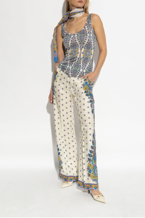 Trousers with decorative pattern od Etro