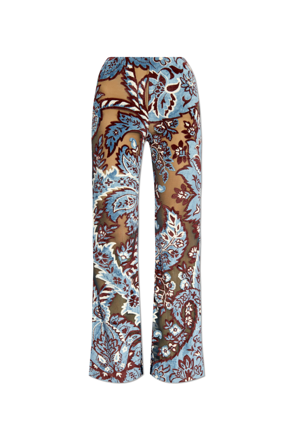 Etro Floral Pattern Trousers