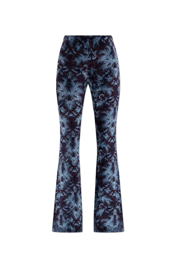 Trousers with a velvet finish od Etro