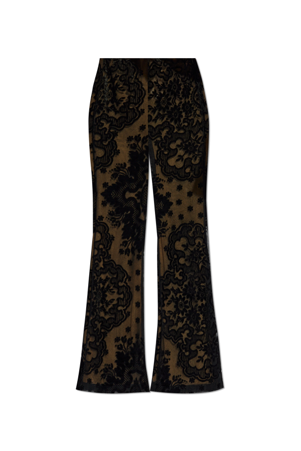 Etro Floral pattern trousers