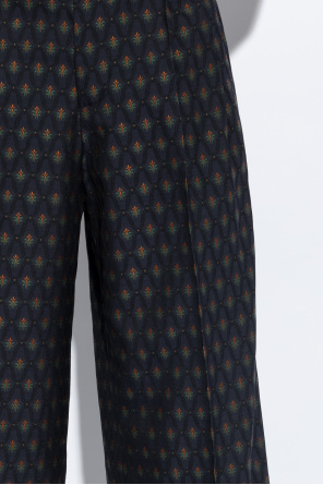 Etro Spodnie z dekoracyjnym wzorem