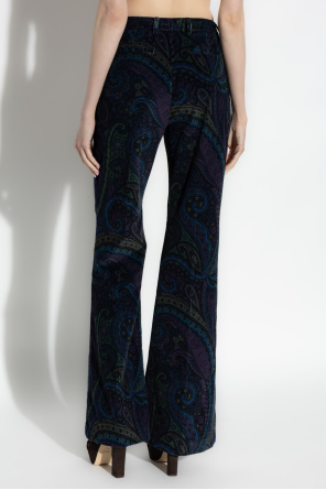 Etro Corduroy trousers with flared legs