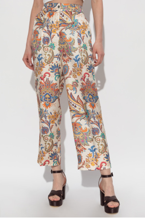 Etro Seidenhose mit Bügelfalte