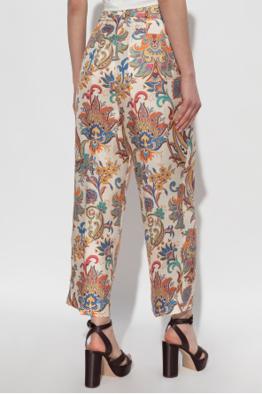 Etro Seidenhose mit Bügelfalte