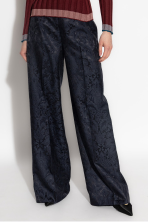 Etro Trousers with silk trim