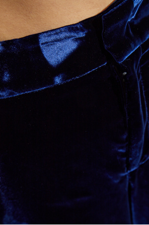 Etro Velvet wide-leg trousers