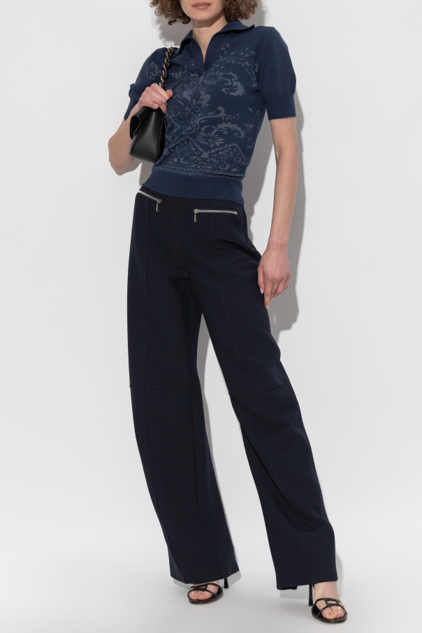 Etro Pantalones de tiro alto