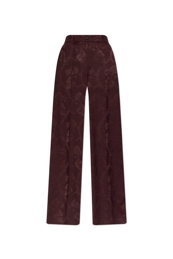 Trousers with wool trim od Etro