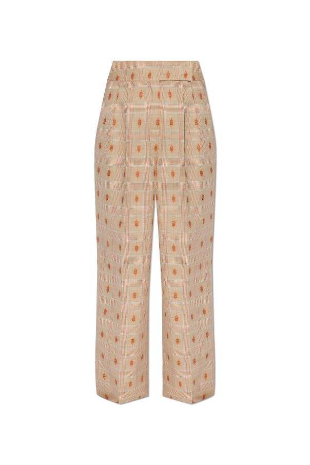 Wool wide-leg trousers od Etro
