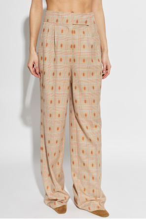 Etro Wool wide-leg trousers