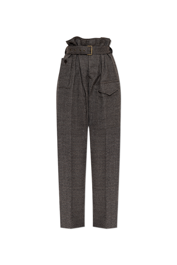 Etro Wool pleated trousers