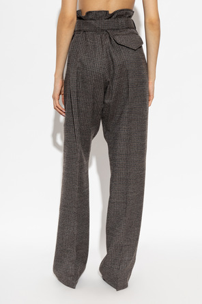 Etro Wool pleated trousers