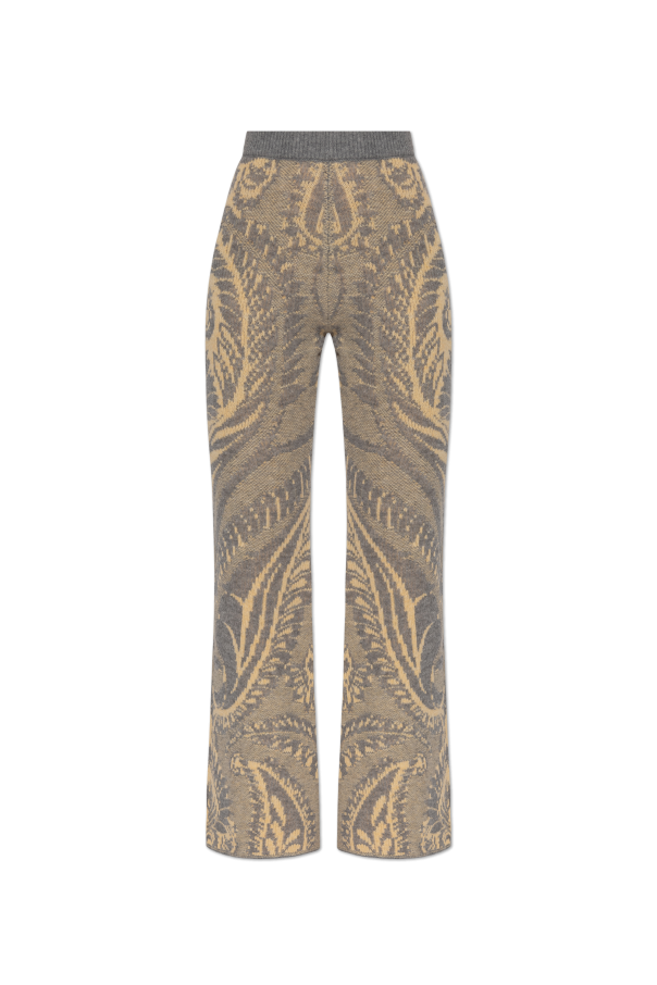 Etro Wool pants with flared legs