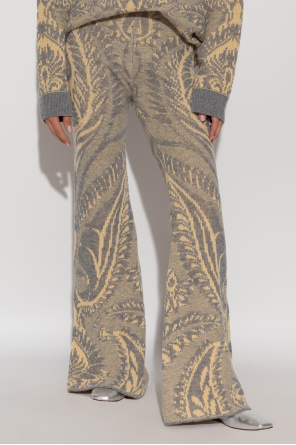 Etro Wool pants with flared legs