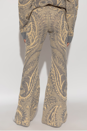 Etro Wool pants with flared legs