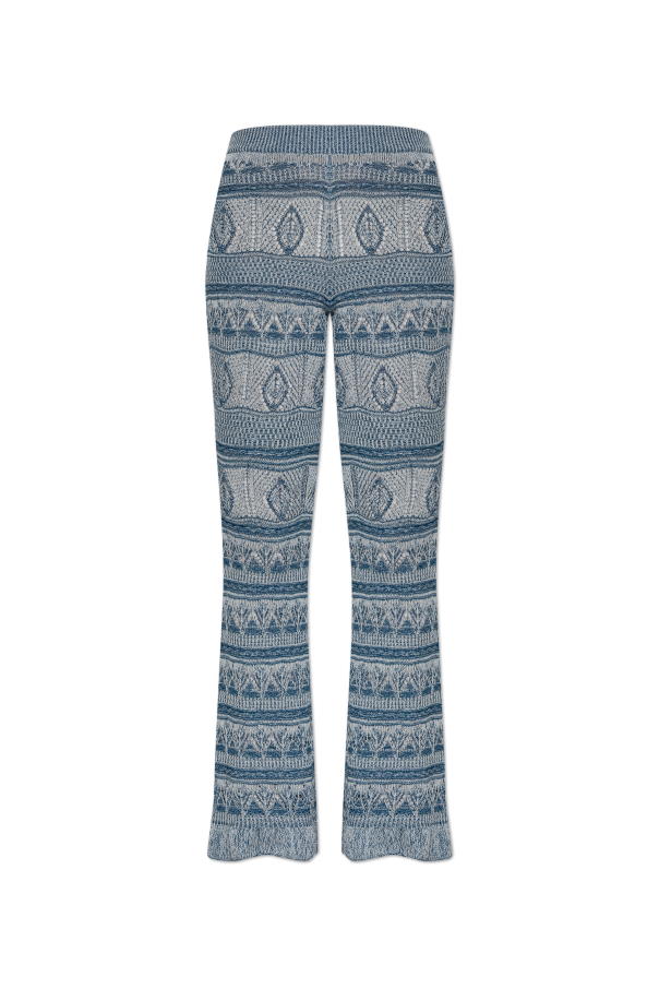 Trousers with flared legs od Etro