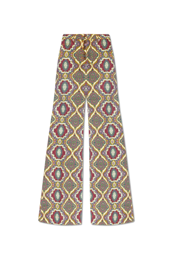 Etro Spodnie z dekoracyjnym nadrukiem