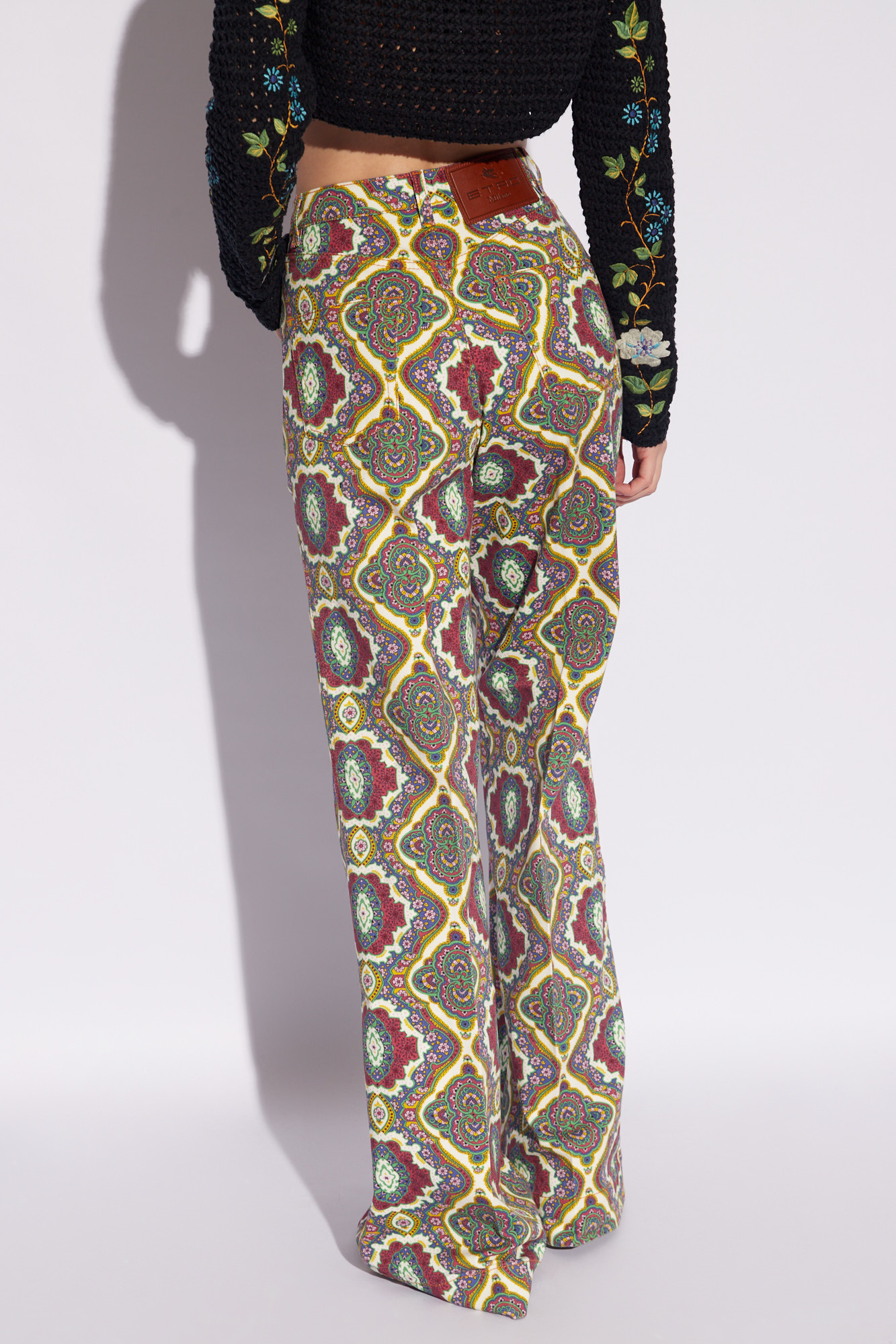 Etro Trousers with decorative print