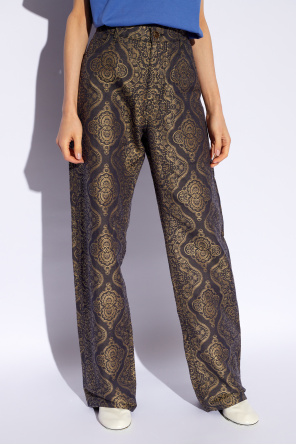 Etro Spodnie ze wzorem ‘paisley’