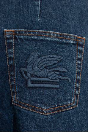 Etro Jeansy z wysokim stanem
