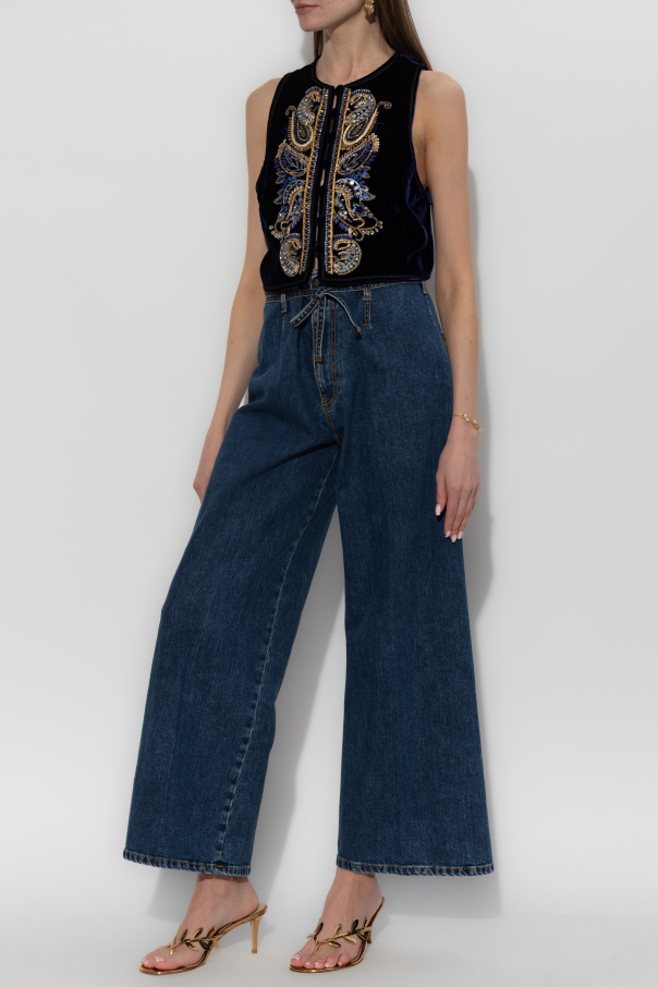 Etro Jeans mit weitem Bein