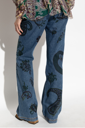 Etro Jeans mit buntem Print