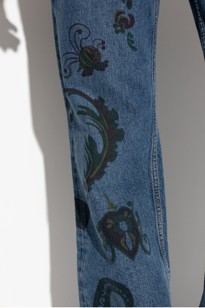 Etro Jeans mit buntem Print