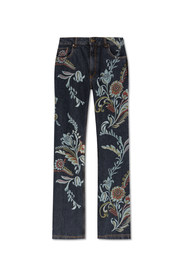 Jeans with flared legs od Etro