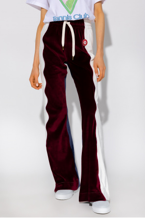 Casablanca Velour skinny trousers