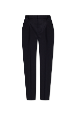 ‘gitane’ wool pleat-front trousers od T-shirt GC0165 900