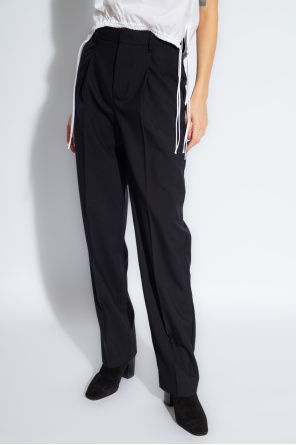 Zadig & Voltaire ‘Gitane’ wool pleat-front trousers