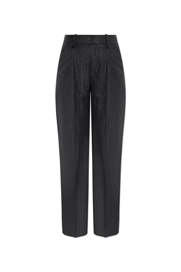 Creased trousers with lurex thread od Zadig & Voltaire