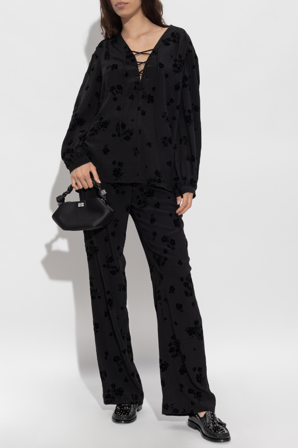 Zadig & Voltaire Pantalones "Poma" de corte holgado