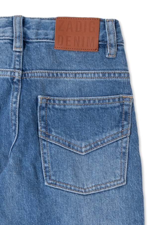 Zadig & Voltaire Kids Jeans with logo