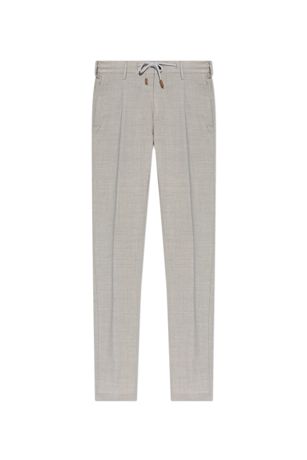 Wool trousers with tapered legs od Eleventy